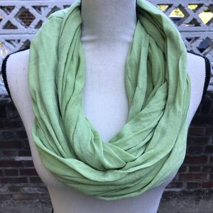NWT Lightweight Green Infinity Scarf